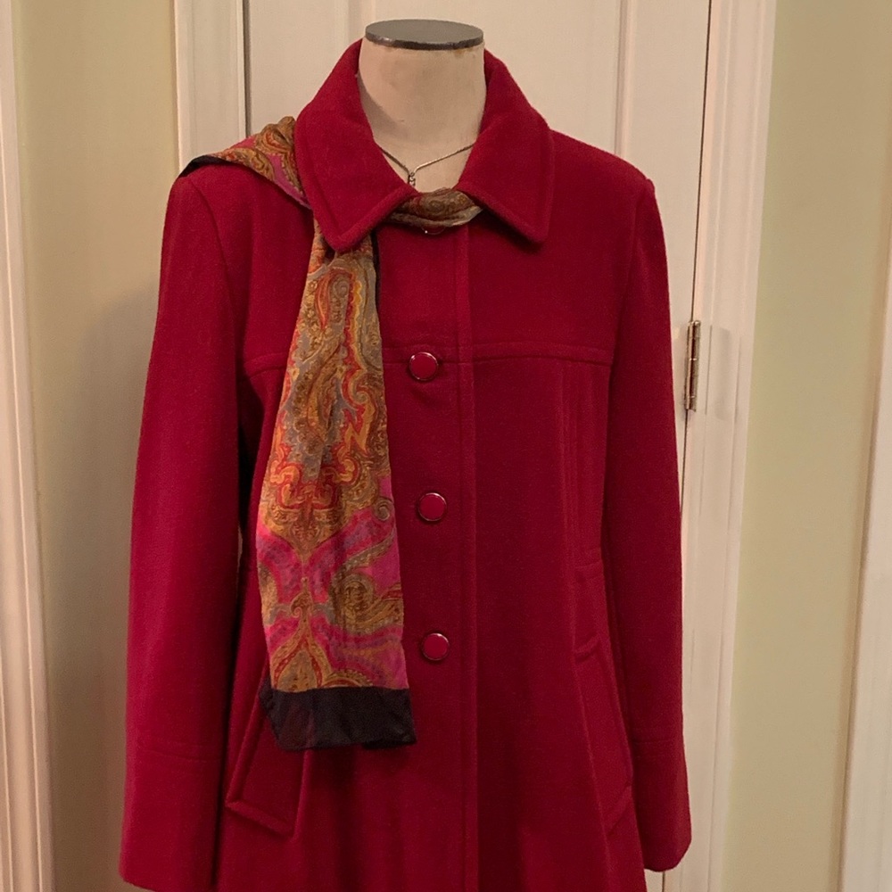 Red Wool Coat